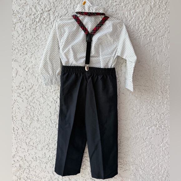 US Polo Assn Outfit 4- Piece Toddler Boys 3T Easter Wedding Formal Outfit - Picture 6 of 7